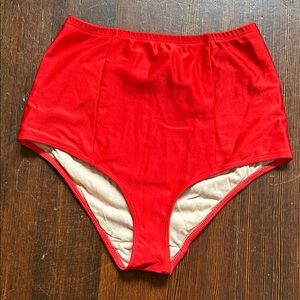 American Apparel Red swim bottoms